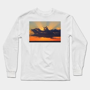 Leaving Land at Sunset Long Sleeve T-Shirt